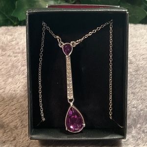 Avon Statuesque Necklace Purple